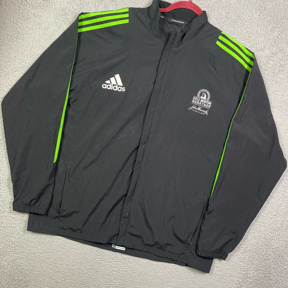 Adidas Boston Marathon 2011 Windbreaker Jacket - Gem